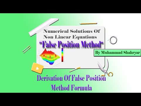 False Position Method Formula Derivation || Regula Falsi Method In Urdu/Hindi (Complete Explanation)