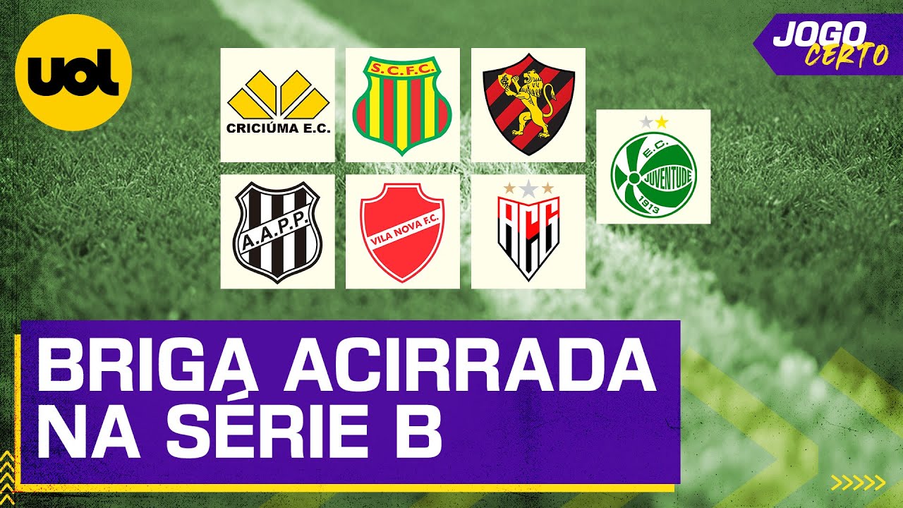 SÉRIE B TEM 8 TIMES BRIGANDO PELO ACESSO E 5 EQUIPES FUGINDO DA QUEDA PARA  A SÉRIE C 