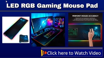 Best LED RGB Gaming Mouse Pad 2020