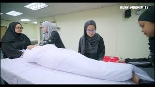 Proses Kafan jenazah Perempuan