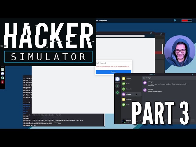 Hacking Simulator'' network attacks game.