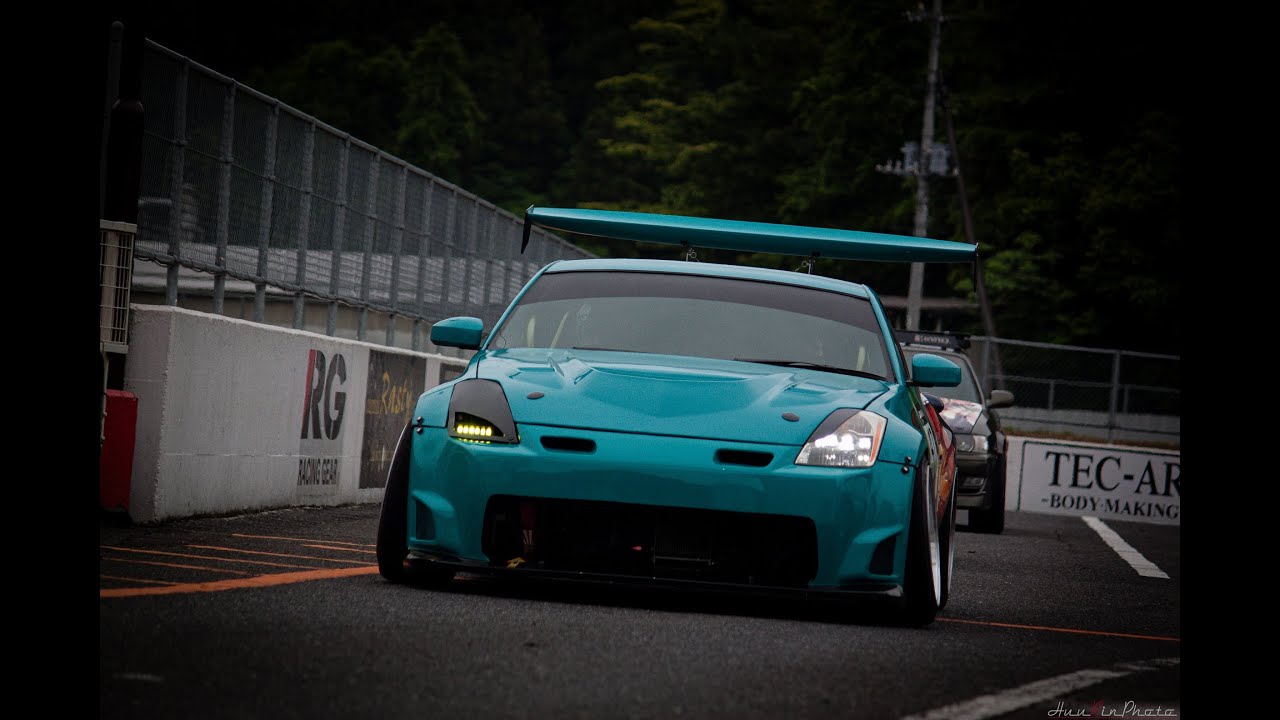 日光痛車走行会　Z33　350Z　ドリフト　車載