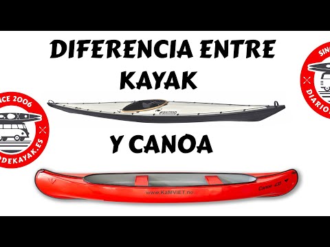 Diferencia entre kayak canoa