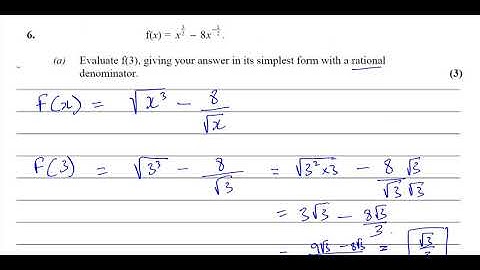 [3] AS (IAL) Pure Mathematics (P1) Solomon Paper C Q6 Equations and Indices
