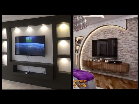 💗 Best 100+ Modern TV Cabinet Design for Living Room/Bedroom on wall 2020 | TV Cabinet Designs,