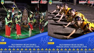 PEMUDA DAYAK KALIMANTAN UTARA TARIAN KREASI NUNGKULAN DAYAK BULUSU