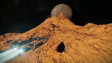 Elite Dangerous ▬ Anaconda Flight, an external camera (relax)