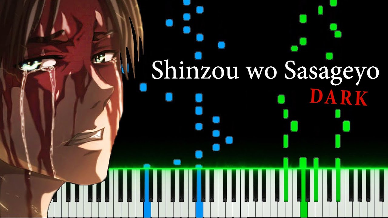 Attack On Titan Opening Season 2 : Linked Horizon - Shinzou Wo Sasageyo ( lyrics) 