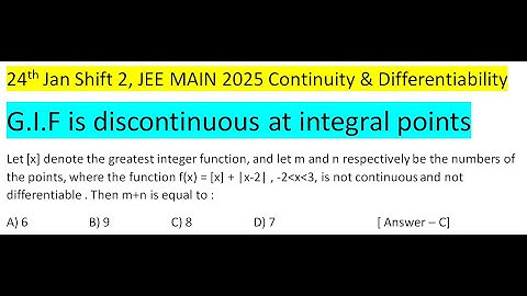 Let [x] denote the greatest integer function, and let m and n respectively be the numbers of the poi