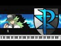 決戦！N 【ポケモンBW】 戦闘！N (ラスト) ピアノアレンジ 【ピアノ楽譜】