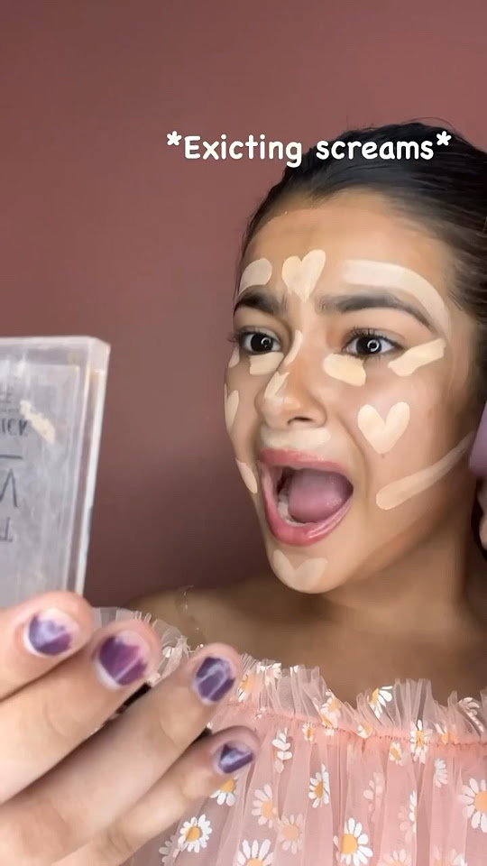 Tried The Viral Water Bag Flower Makeup Look youtubeshorts tried-the-viral-water-bag-flower-makeup-look-youtubeshorts