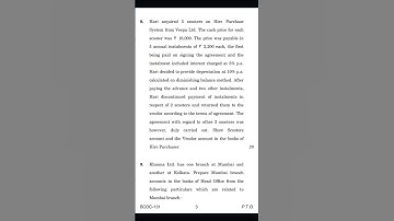 BCOC-131 || Financial accounting #december2022 #previousquestionpaper