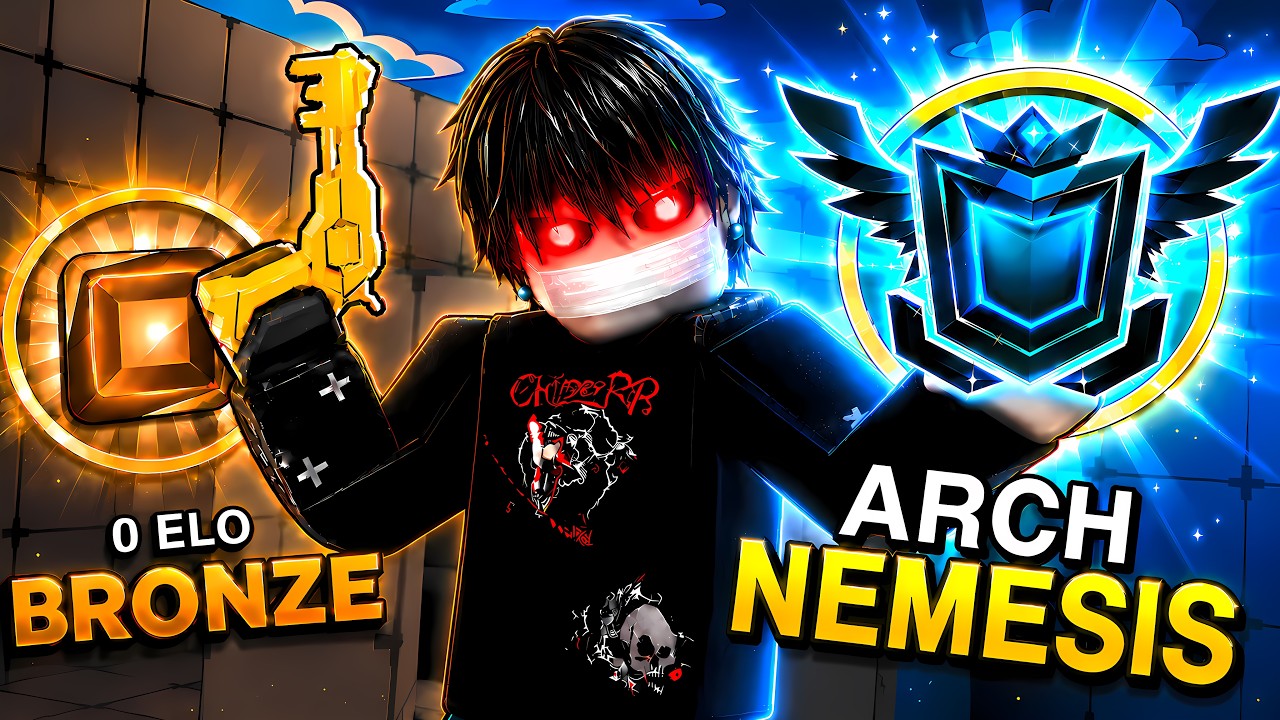 I went from BRONZE to ARCH NEMESIS in Roblox Rivals... - YouTube