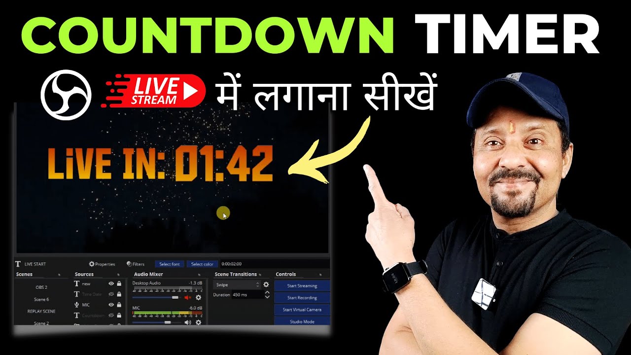 How To Add Countdown Timer To Live Stream Countdown Timer In OBS
