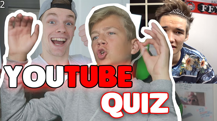DE YOUTUBE QUIZ!