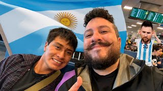 PROBANDO LA VERDADERA COMIDA ARGENTINA | elcholomena ft. @Waldir.maqque