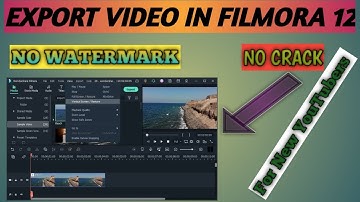 How to Export Video in Filmora 12 Without Watermark in 2023 || #Acticvatefilmora #withoutwatermark