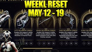 Warframe Update This Wedensday! Warframe Weekly Reset May 12 - 19!