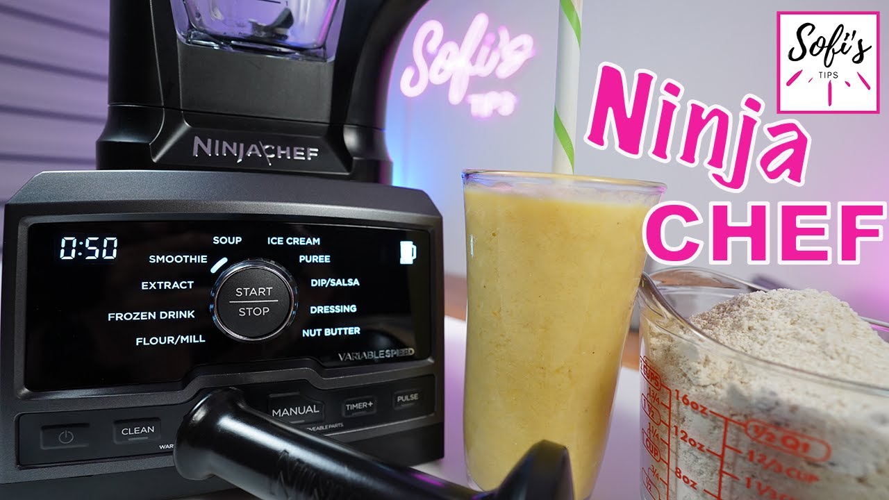 Licuadora Ninja CHEF unboxing Crema de cacahuate, Smoothie y harina de  avena CT800 CT805 CT810 CT815 