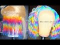 How to: HOLOGRAPHIC WIG | lucky charms rainbow abstract colored bob wig| MUST WATCH!