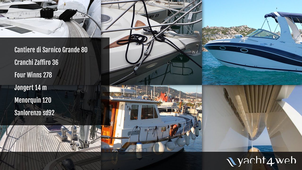 Barche e yacht a motore e a vela in vendita | Vetrina annunci settimana 1 - Boat show video barche
