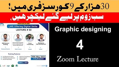 Batch#67 & 68 Lect#4 Graphic Designing By Miss Memoona Powered By LWE