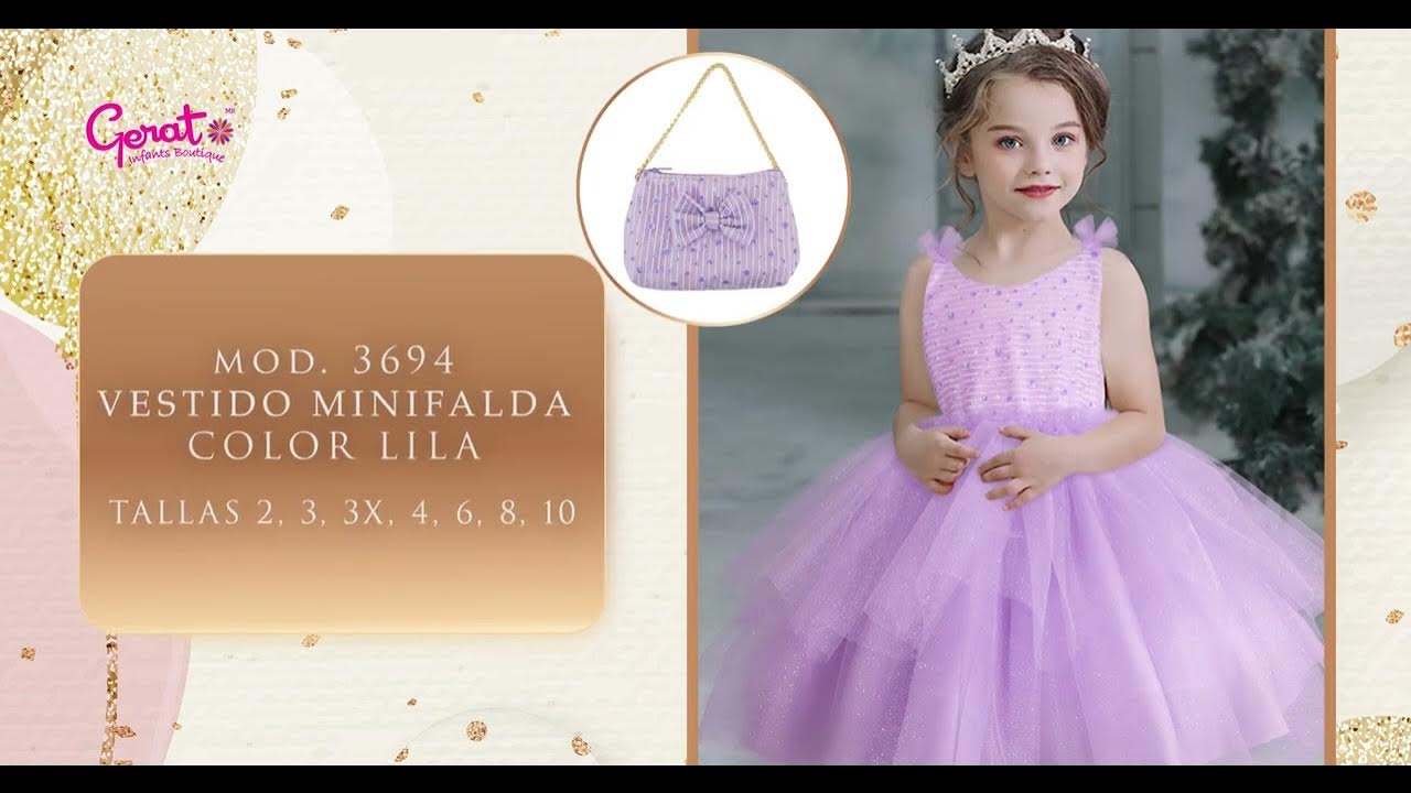 ideología Diez años Cumplir Vestidos para graduación de Kinder 2022 - YouTube