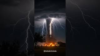 Seconds Before Devastation: Tornado Rips Through Residential Area, Homes Destroyed in Seconds!