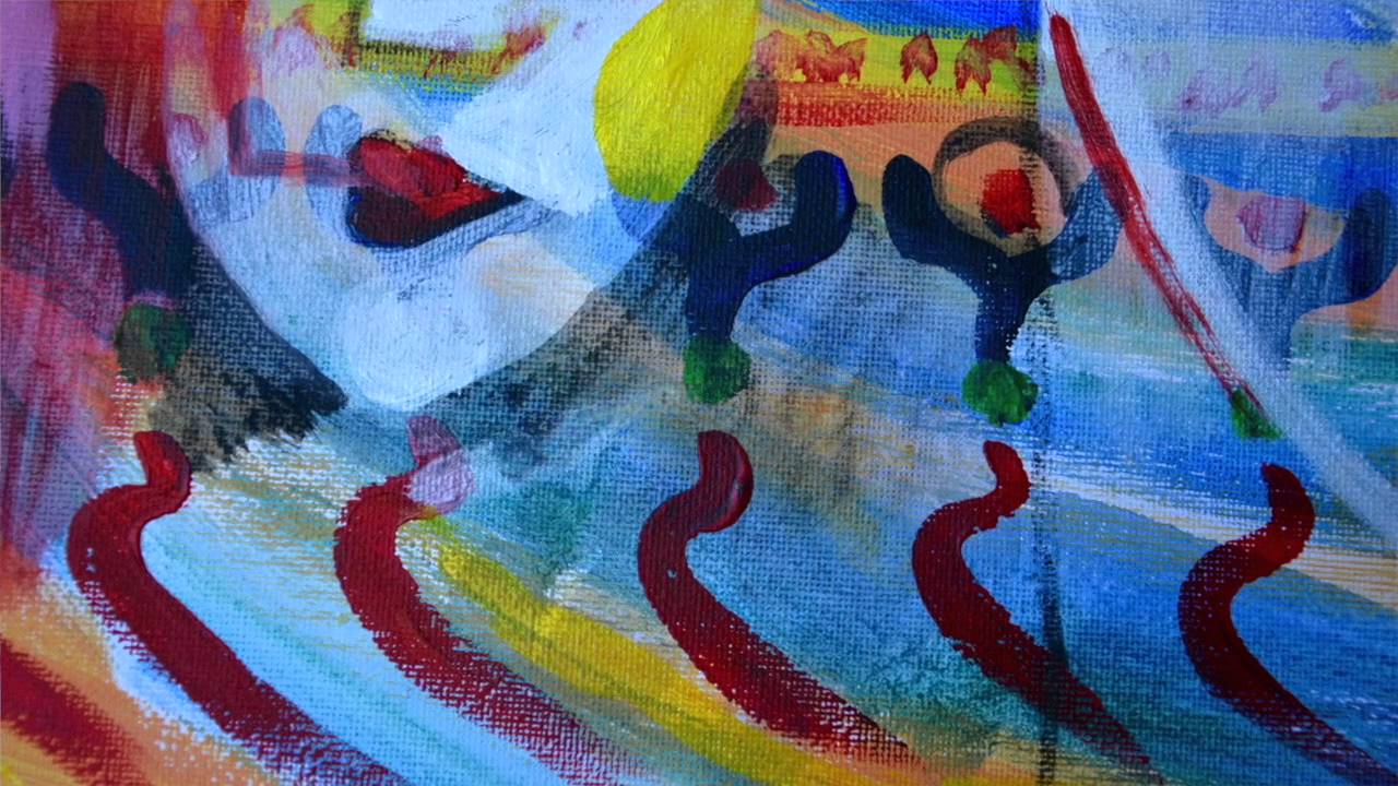 SPIRAL-CHANNELS FOR FREEDOM - collaborative painting