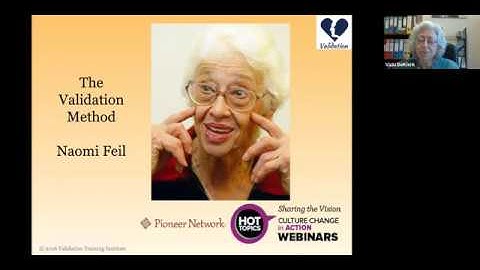 Breaking through Dementia: The Validation Method