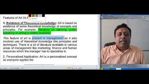 Business Studies Class 12.1.10 Management as an Art | CS Neeraj Gupta | NGPA Classes