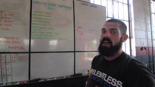 Garage Gym Throwdown Movements - 2012
