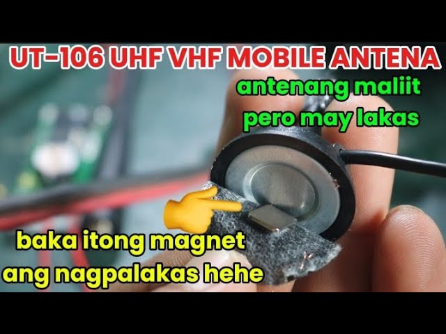 UT-106 UHF/VHF. mobile antena grabe ang swr nya. at may lakas din sya.. class=