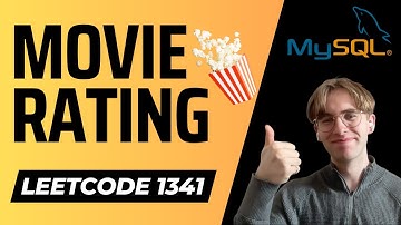 1341. Movie Rating - LeetCode SQL Solution