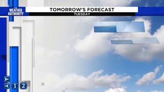 Latest on clearing skies and cooler temperatures ahead.