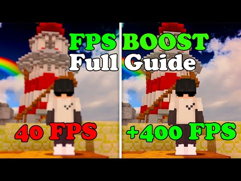 How to boost your fps in minecraft 1.8 | Full Guide