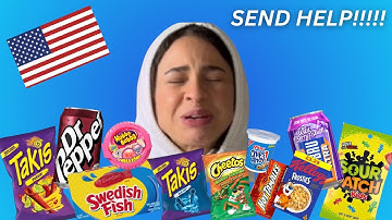 SOUTH AFRICAN TRIES AMERICAN SNACKS FOR THE FIRST TIME! EXPIRED CANDY*