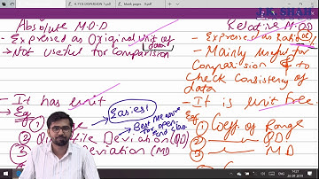 F  Y  B COM   Statistics - Measures of Dispersion