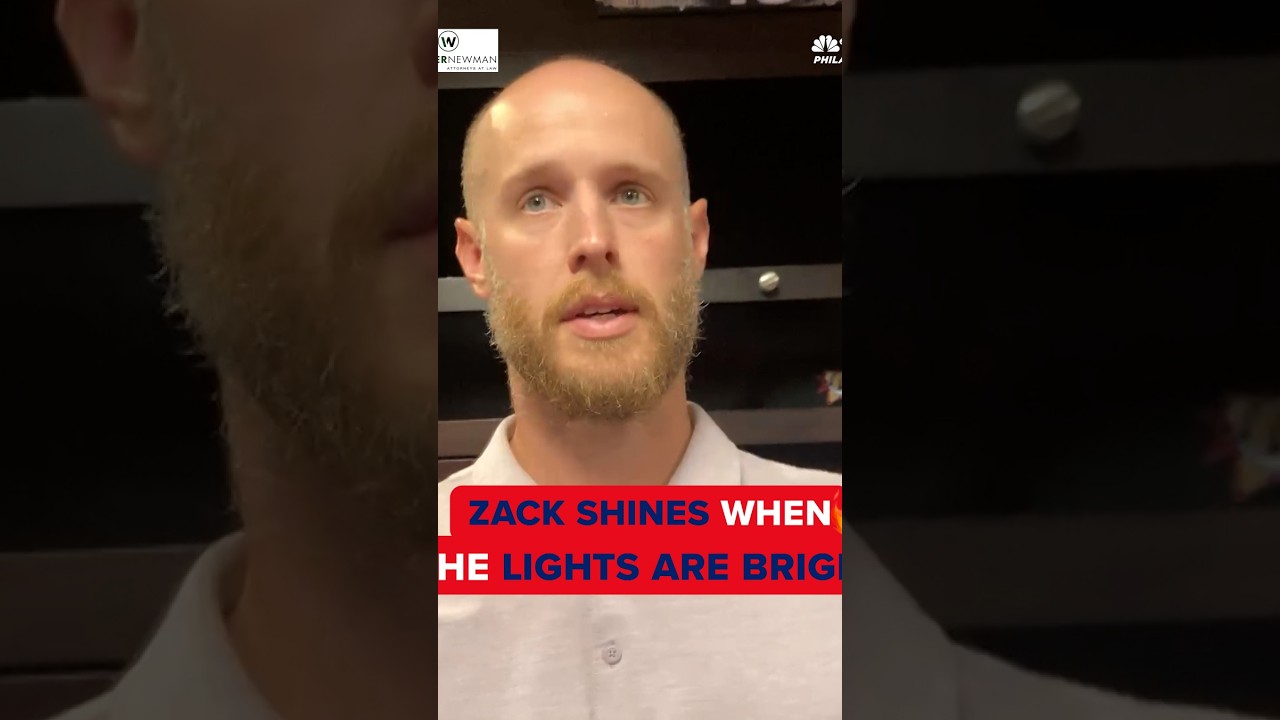 It's a "fun" and "special" time of the year for Zack Wheeler and the Phils 👀