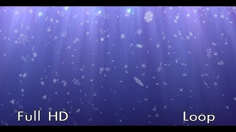 Snowflakes Background Loop | Motion Graphics - Videohive template