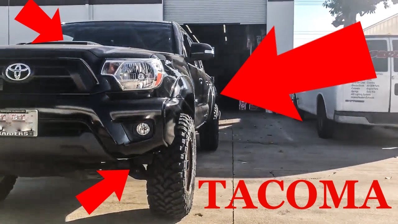 Tacoma with Fox Coilovers Method NV Wheels Camburg UCA