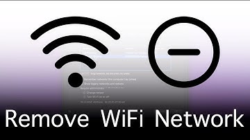 How To Remove a WiFi Network on a Mac