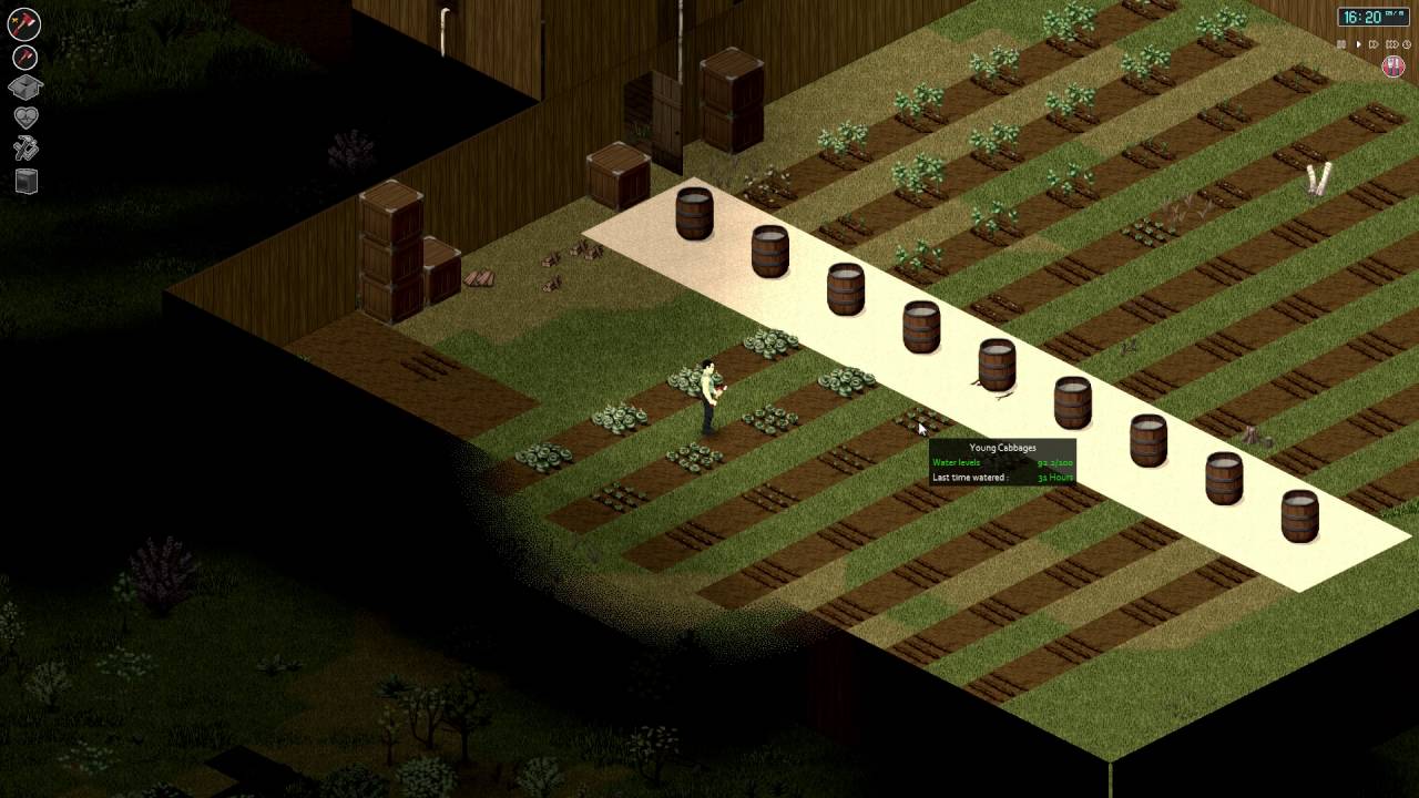 Let's learn!: Project Zomboid 34.28: Farming Logistics 