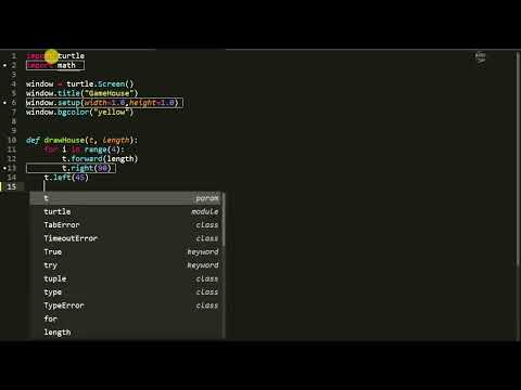 Пишем код (с помощью Turtle) который нарисует домик на Python