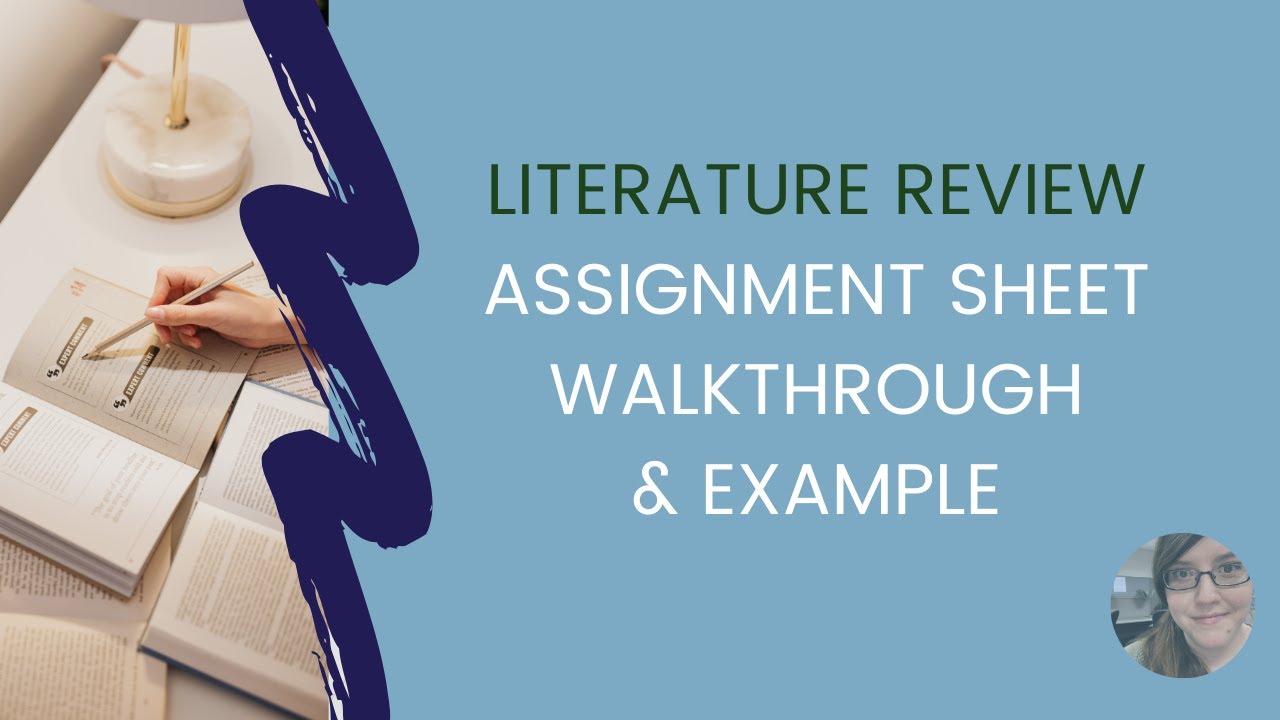 What is a literature review? | ENG 112 | Assignment Sheet Walkthrough ...