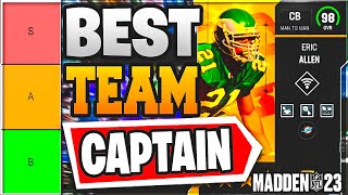 THE BEST TEAM CAPTAINS IN MADDEN 23 ULTIMATE TEAM (UPDATED BEST TEAM CAPTAINS MADDEN 23)