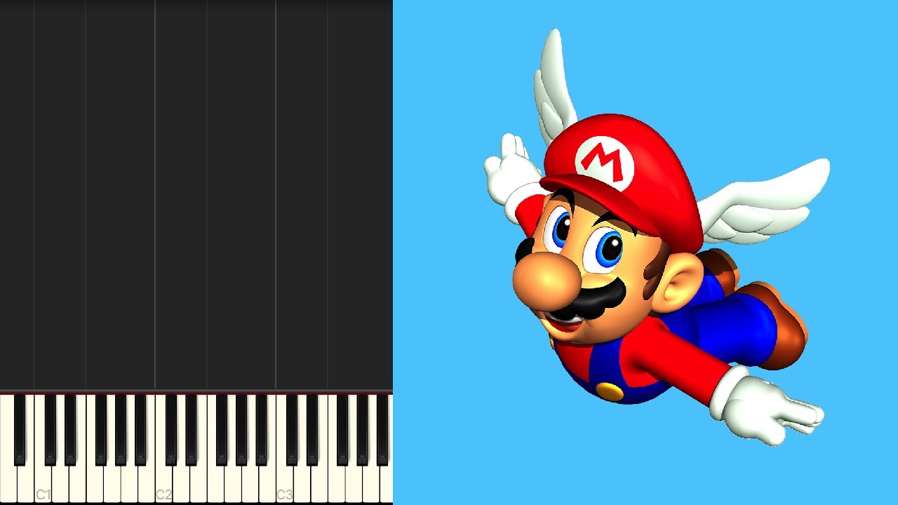 Super Mario 64 | File Select [N64] Synthesia
