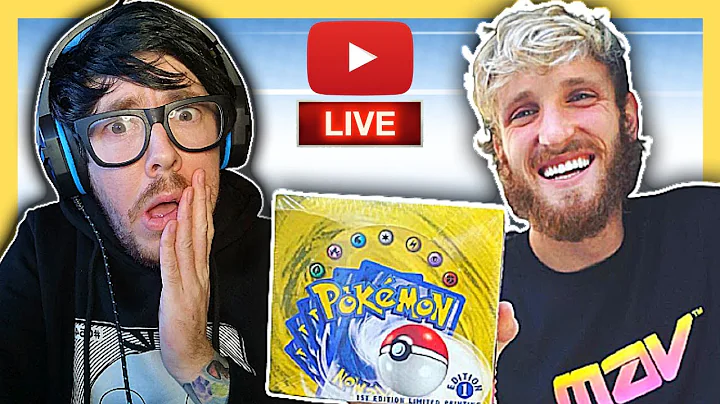 Poketuber Reacts to Logan Paul Opening The $1,000,000 1st Edition Pokemon Box (Official Live Stream)