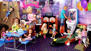 Barbie & Ken Family Doll Arcade Birthday Party Story