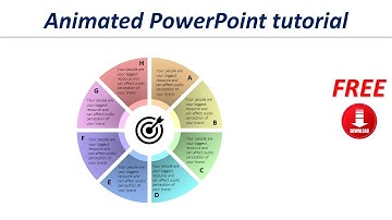 01- 8 Steps infographic PowerPoint I PowerPoint animation tutorial I How to create PowerPoint?